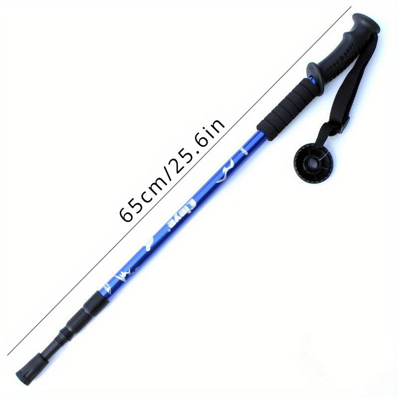 Aluminum Hiking Cane With Shock Absorption Straight Handle