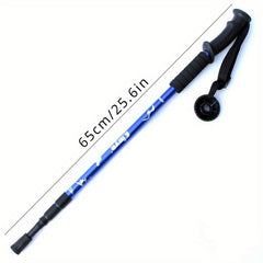 Aluminum Hiking Cane With Shock Absorption Straight Handle