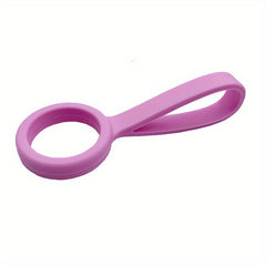 Portable Silicone Water Bottle Buckle Handle for Outdoor Camping Hiking