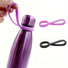 Portable Silicone Water Bottle Buckle Handle for Outdoor Camping Hiking