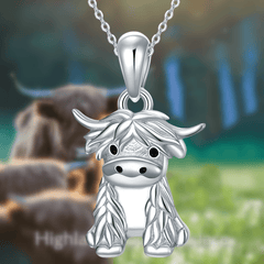 Cow Necklace Cartoon Animal Necklace Women Jewelry Gift