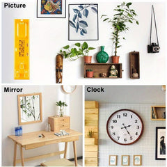 2pcs Picture Hanging Tool with Level Easy Frame Picture Hanger Wall Hanging Kit