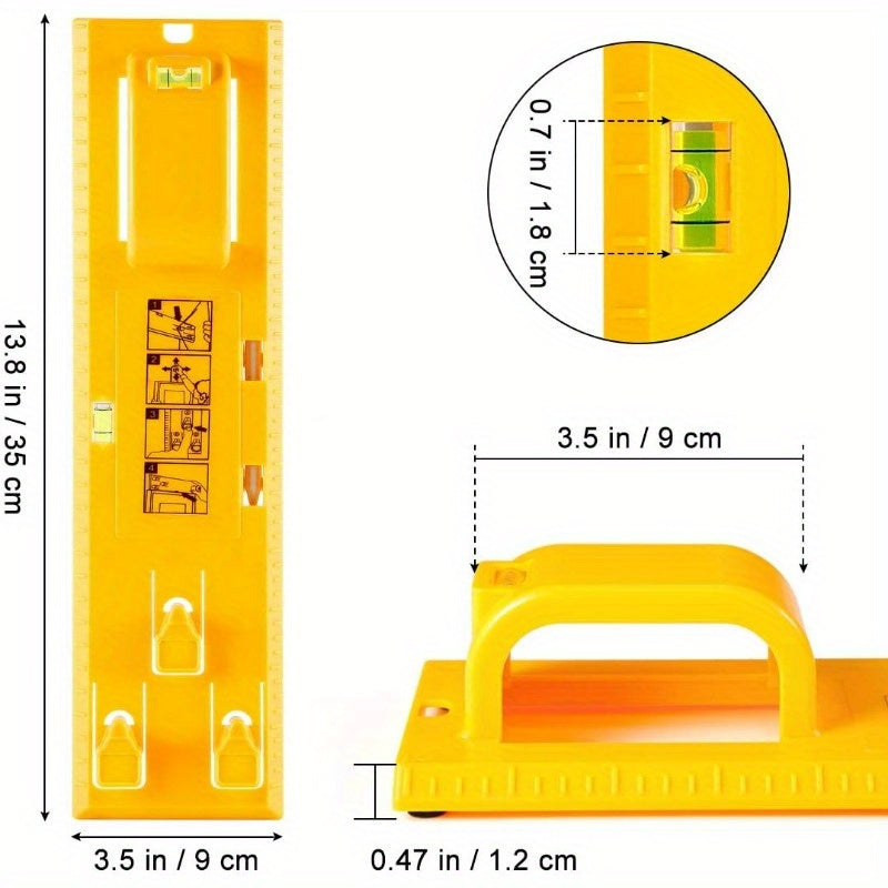 2pcs Picture Hanging Tool with Level Easy Frame Picture Hanger Wall Hanging Kit