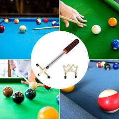 Retractable Billiard Bridge Stick & Holder Pool Cue Accessory