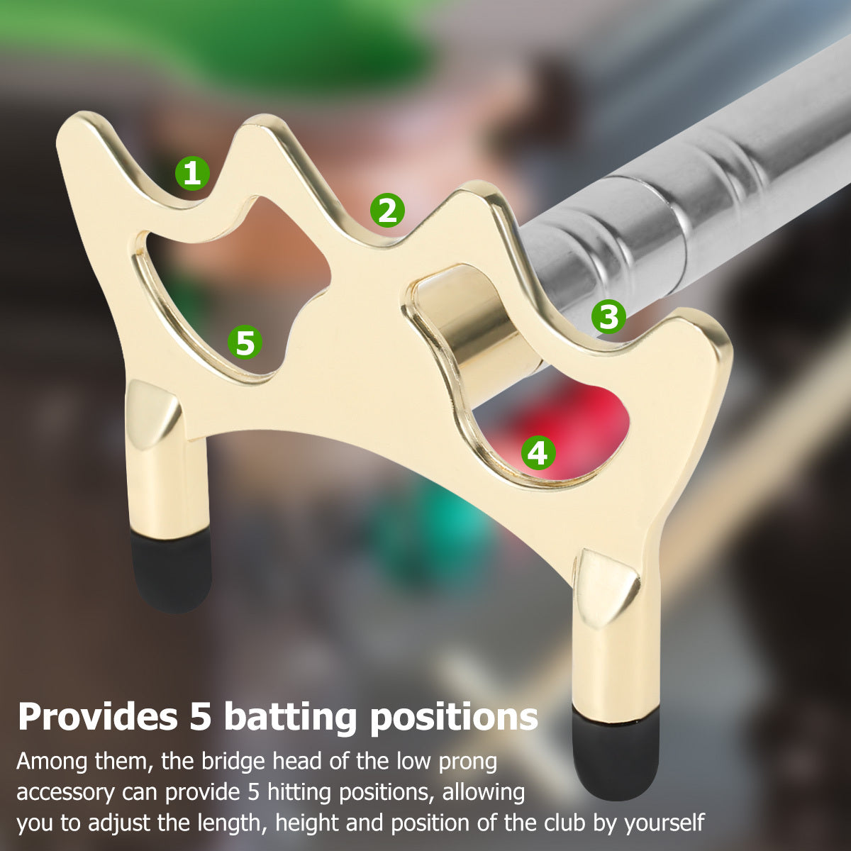 Retractable Billiard Bridge Stick & Holder Pool Cue Accessory