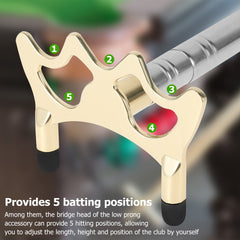 Retractable Billiard Bridge Stick & Holder Pool Cue Accessory