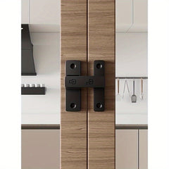 Anti-Theft Sliding Door Latch No Punch Bathroom Bedroom Office Accessory