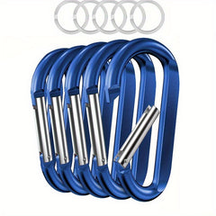 10pcs Aluminum Alloy Camping Hooks Multifunctional Hanging Buckles