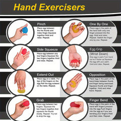 Silicone Grip Trainer Ball Hand Rehabilitation Finger Strengthen