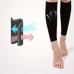 Compression Knee Pads Open Toe Football Socks Leg Sleeves
