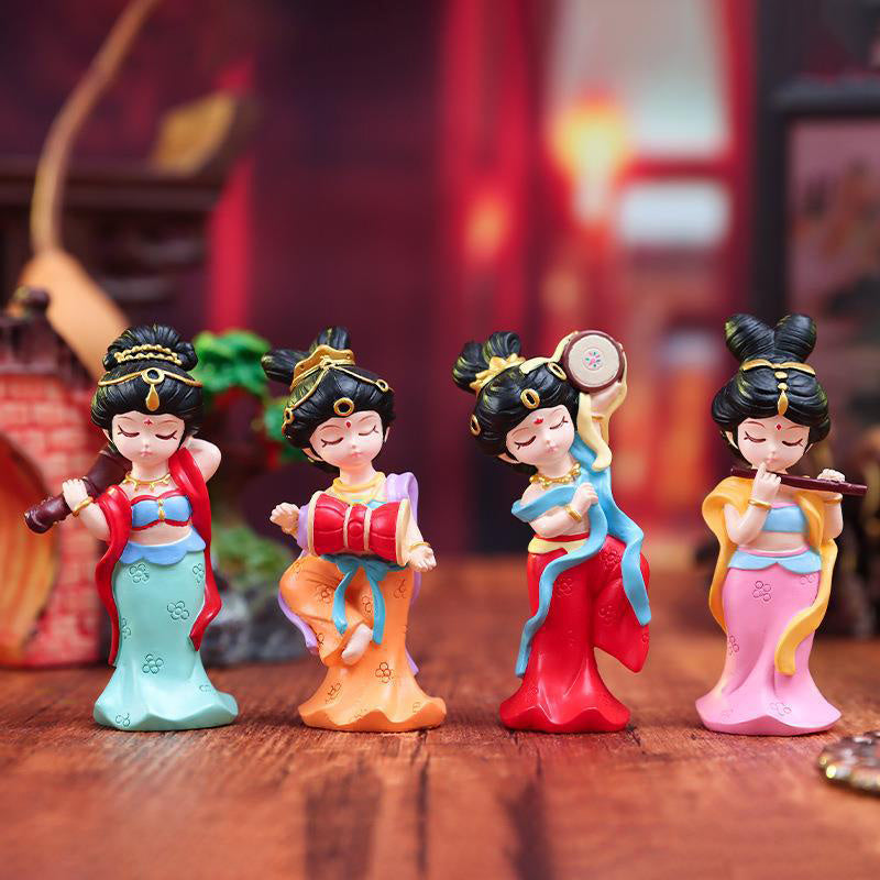 Dunhuang Flying Ancient Style Resin Figures