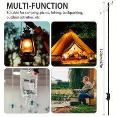 Adjustable Aluminum Lamp Post for Outdoor Camping