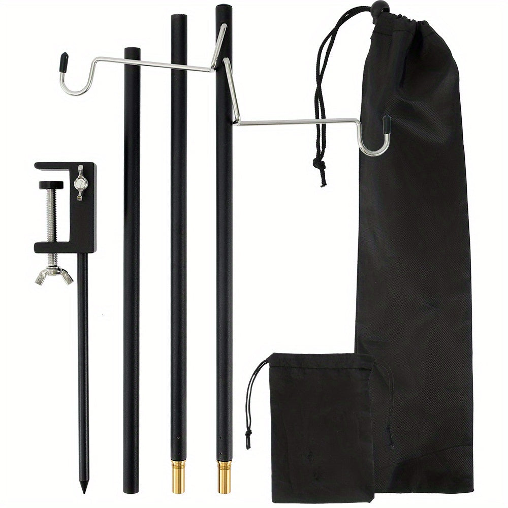 Adjustable Aluminum Lamp Post for Outdoor Camping