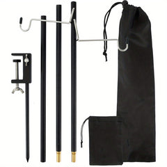 Adjustable Aluminum Lamp Post for Outdoor Camping