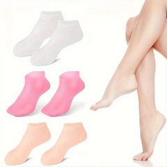 Men's Silicone Gel Moisturizing Socks Anti Slip High Elastic Foot Care