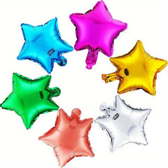 60pcs Star Balloons 25 4cm Mixed Colors for Gender Reveal Wedding Party