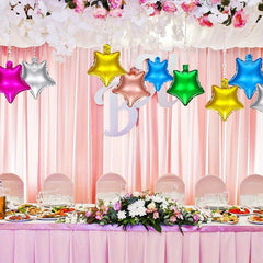 60pcs Star Balloons 25 4cm Mixed Colors for Gender Reveal Wedding Party