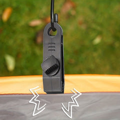 10pcs Heavy Duty Tarpaulin Clips & Buckles For Secure Camping