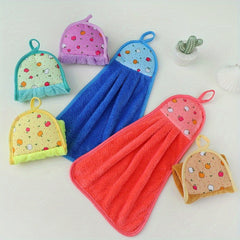 3/5pcs Cartoon Thickened Water Absorbent Plush Towel