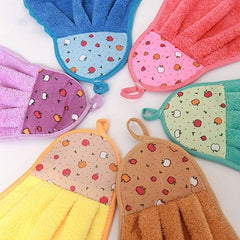 3/5pcs Cartoon Thickened Water Absorbent Plush Towel