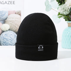 Winter Knitted Hat with Ear Protection for Outdoor Activities