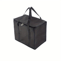 2pcs 18 7L 35L Insulated Reusable Grocery Bags Heavy Duty Zipper Food Bag