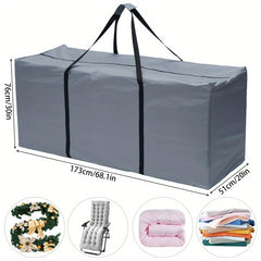 Waterproof Garden Furniture Cushion Storage Bag Zipped Case