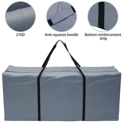 Waterproof Garden Furniture Cushion Storage Bag Zipped Case