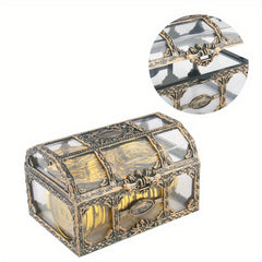 Vintage Golden Plastic Treasure Box Bracelet ArtCraft Collection
