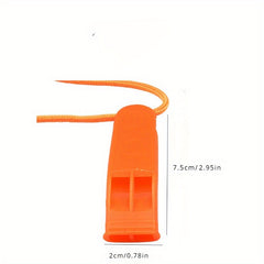 Mini Outdoor Camping Whistle Plastic Wildness Survival Whistle