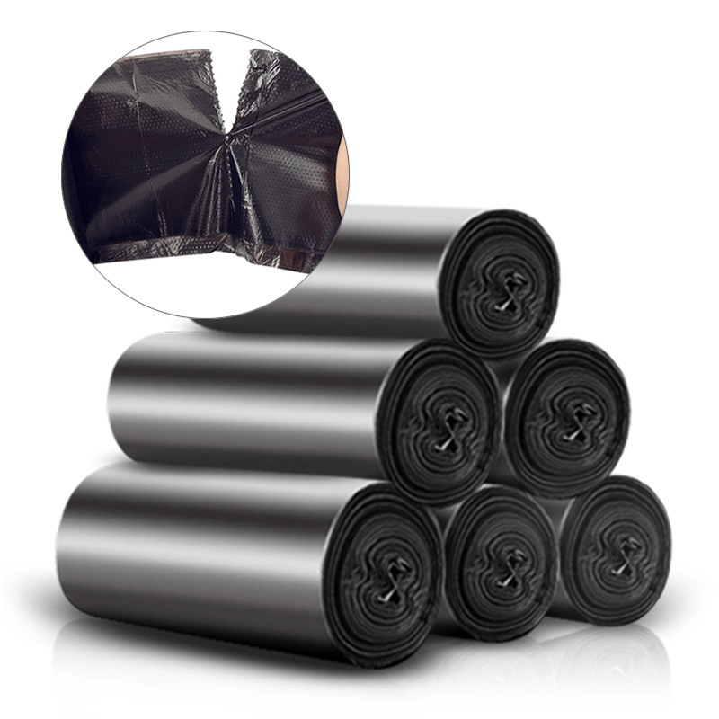 24pcs Extra Large Thickened Garbage Bag Household Restaurant Roll Plastic Bag