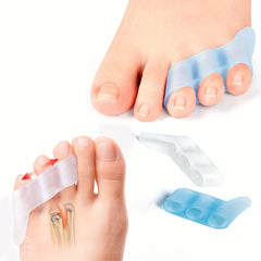 8 Pinky Toe Separators Tailors Bunion Pads Gel Protectors Sleeve