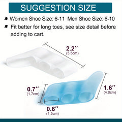 8 Pinky Toe Separators Tailors Bunion Pads Gel Protectors Sleeve