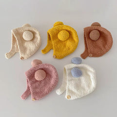 Baby Ear Protection Hat Autumn Winter Coldproof Soft Comfortable