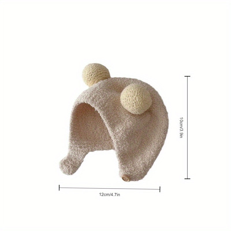 Baby Ear Protection Hat Autumn Winter Coldproof Soft Comfortable