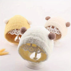 Baby Ear Protection Hat Autumn Winter Coldproof Soft Comfortable