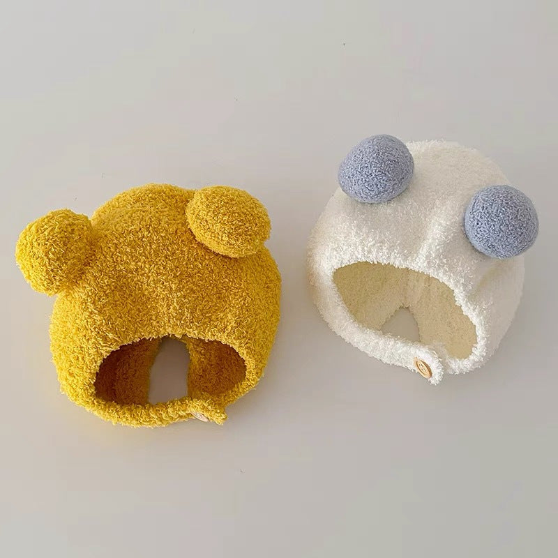 Autumn Winter Ear Protection Baby Hat Coldproof Soft Hat