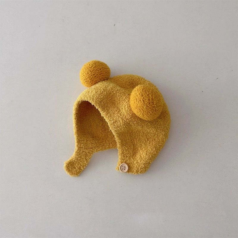 Autumn Winter Ear Protection Baby Hat Coldproof Soft Hat