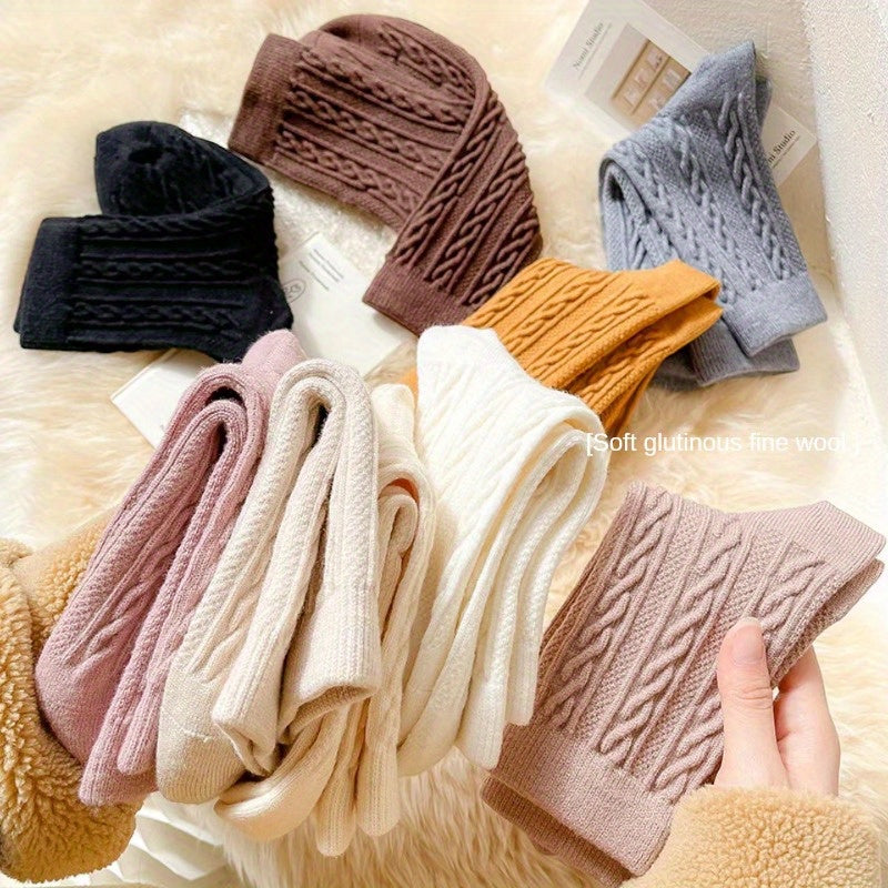 1 Pair Thick Warm Long Socks for Autumn Winter