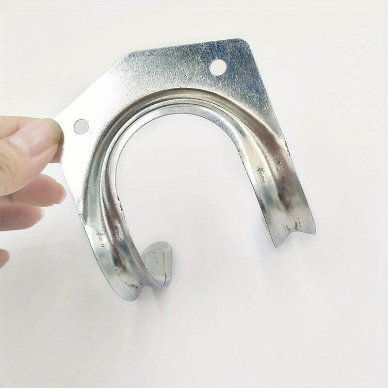 10pcs Dual Hook Wall Mounted Tool Holder With Screws