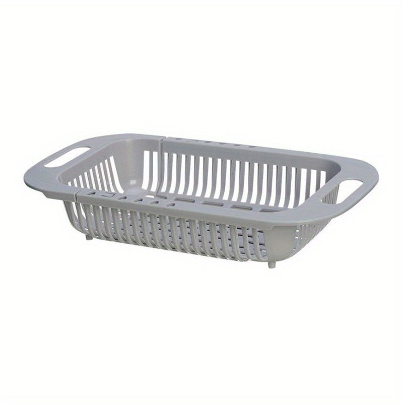 Telescopic Adjustment Vegetable Basket Plastic Rack