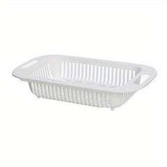 Telescopic Adjustment Vegetable Basket Plastic Rack