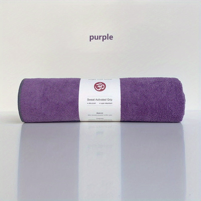 Soft Non-slip Yoga Mat Towel Stay Dry Comfortable Fitness Mat Towel