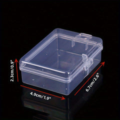 Transparent Plastic Packaging Box for Jewelry Storage