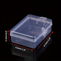 Transparent Plastic Packaging Box for Jewelry Storage