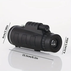 80x100 Monocular Telescope IPX4 Waterproof for Outdoor Camping
