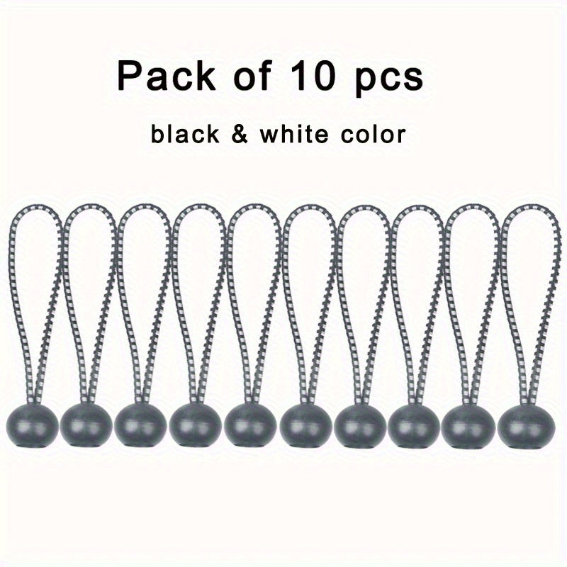 10pcs Ball Bungee Cords Canopy Tarp Tie Down Bungee Balls