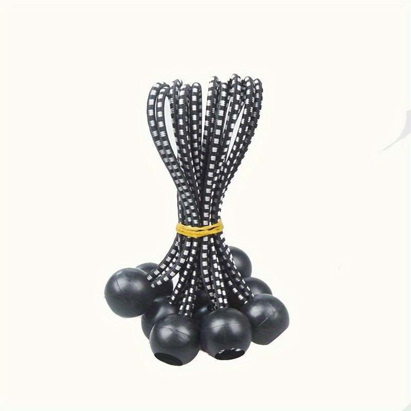 10pcs Ball Bungee Cords Canopy Tarp Tie Down Bungee Balls