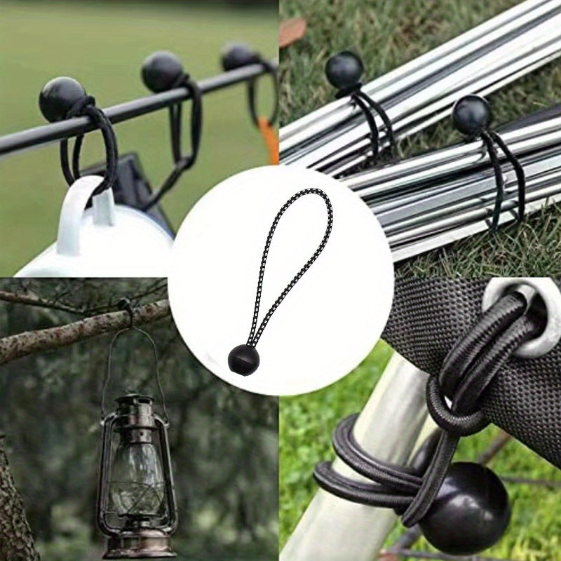 10pcs Ball Bungee Cords Canopy Tarp Tie Down Bungee Balls