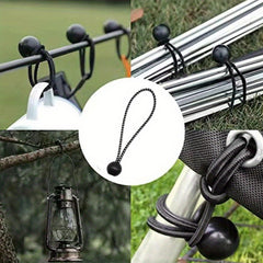 10pcs Ball Bungee Cords Canopy Tarp Tie Down Bungee Balls